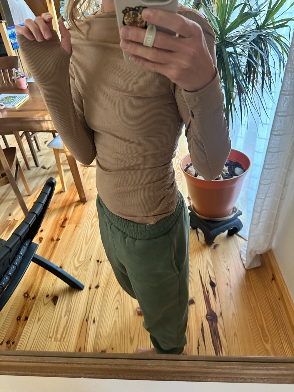 Cider Camel Ribbed Knit Tank - Picture 4 of 6